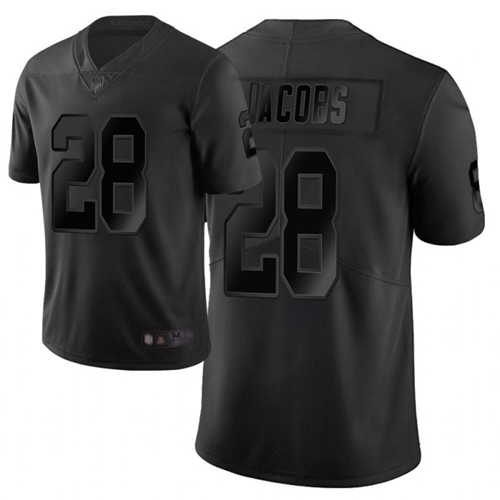 Raiders #28 Josh Jacobs Black Men's Stitched Limited City Edition Jersey cheap jerseys for sale - CheapJerseys.Shop
