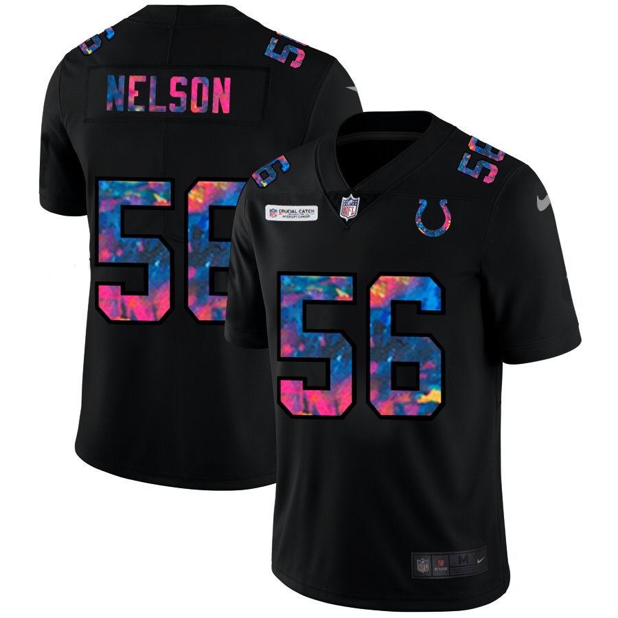Indianapolis Colts #56 Quenton Nelson Men's Multi-Color Black 2020 Crucial Catch Vapor Untouchable Limited Jersey cheap jerseys for sale - CheapJerseys.Shop