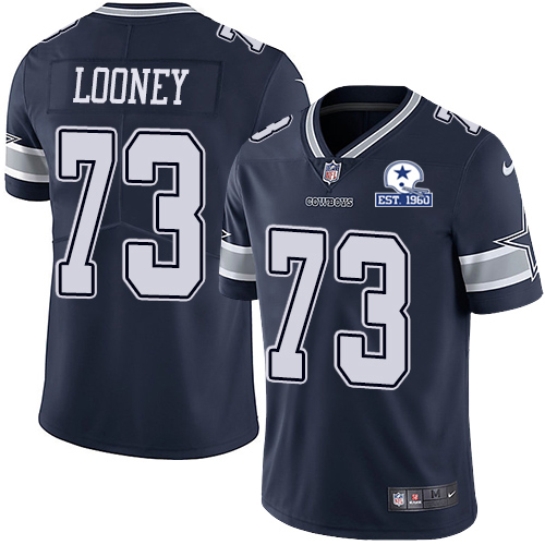 Dallas Cowboys #73 Joe Looney Navy Blue Team Color Men's Stitched With Established In 1960 Patch Vapor Untouchable Limited Jersey Men's cheap jerseys for sale - CheapJerseys.Shop