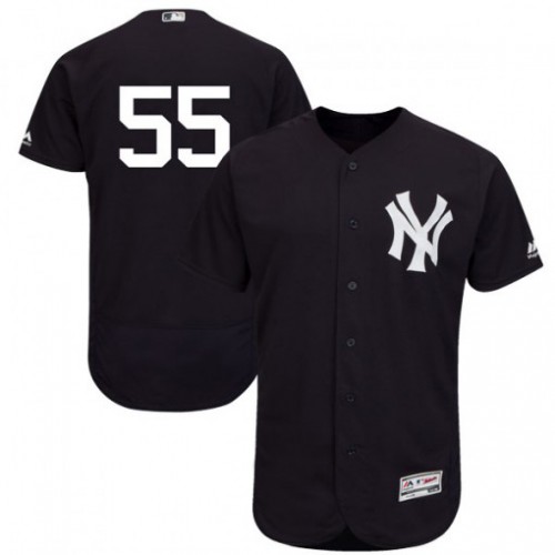 New York Yankees #55 Domingo German Navy Blue Flexbase Authentic Collection Stitched Jersey Men's cheap jerseys for sale - CheapJerseys.Shop