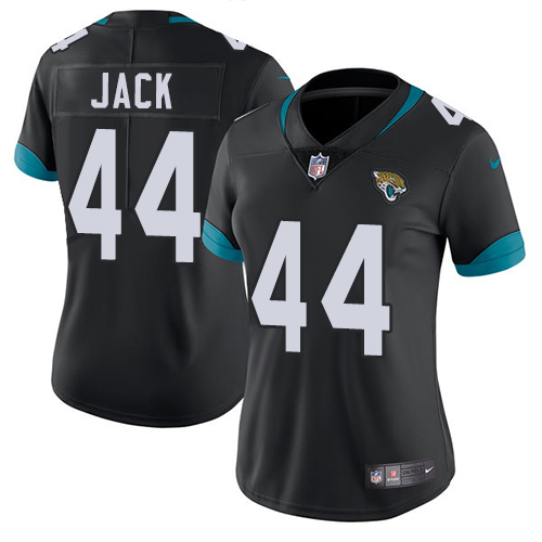 Jacksonville Jaguars #44 Myles Jack Black Team Color Women's Stitched Vapor Untouchable Limited Jersey Womens cheap jerseys for sale - CheapJerseys.Shop