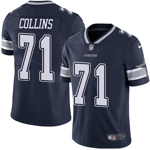 Dallas Cowboys #71 La'el Collins Navy Blue Team Color Men's Stitched Vapor Untouchable Limited Jersey Men's cheap jerseys for sale - CheapJerseys.Shop