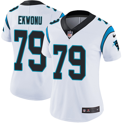 Panthers #79 Ikem Ekwonu White Women's Stitched Vapor Untouchable Limited Jersey cheap jerseys for sale - CheapJerseys.Shop