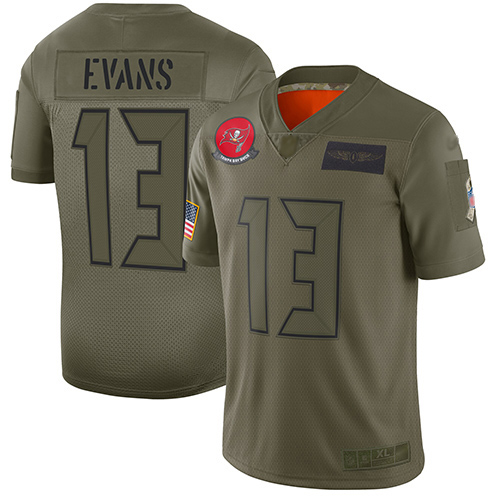 Buccaneers #13 Mike Evans Camo Youth Stitched Limited 2019 Salute To Service Jersey cheap jerseys for sale - CheapJerseys.Shop