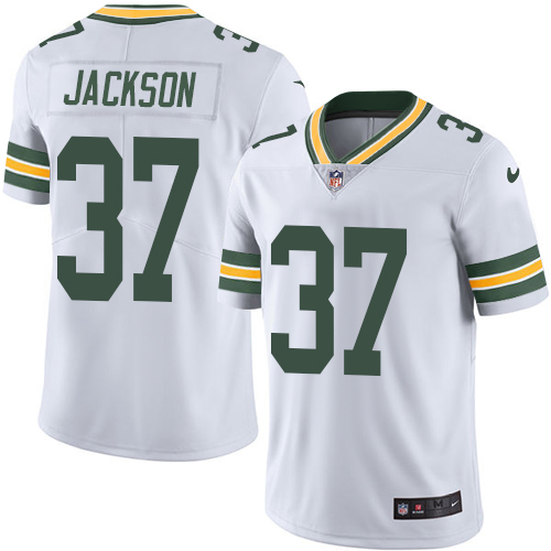 Green Bay Packers #37 Josh Jackson White Men's Stitched Vapor Untouchable Limited Jersey Men's cheap jerseys for sale - CheapJerseys.Shop