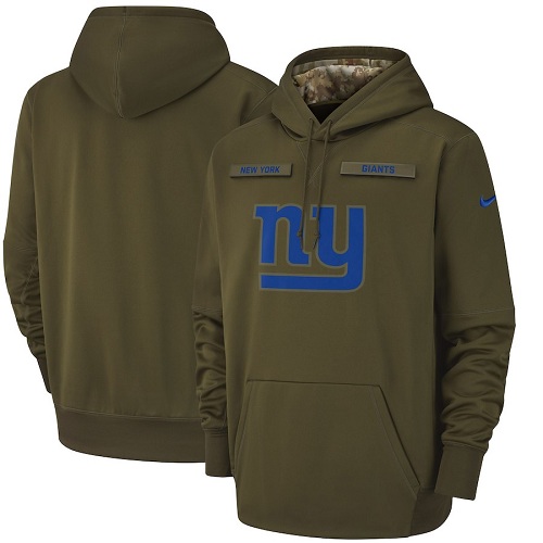 Youth New York Giants Olive Salute To Service Sideline Therma Performance Pullover Hoodie cheap jerseys for sale - CheapJerseys.Shop