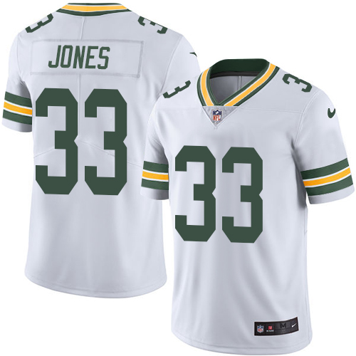 Packers #33 Aaron Jones White Men's Stitched Vapor Untouchable Limited Jersey cheap jerseys for sale - CheapJerseys.Shop