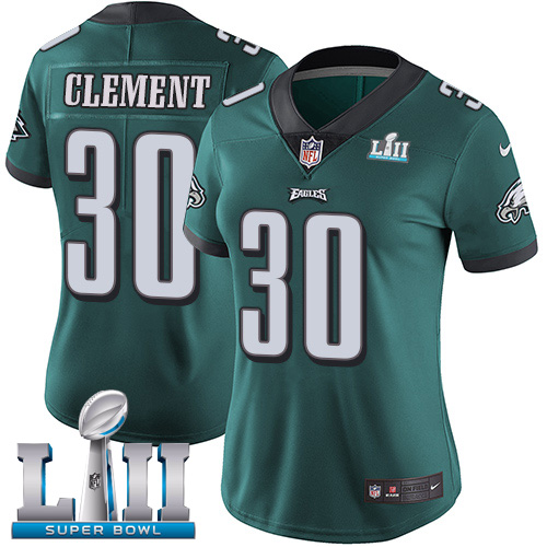 Philadelphia Eagles #30 Corey Clement Midnight Green Team Color Super Bowl LII Women's Stitched Vapor Untouchable Limited Jersey Womens cheap jerseys for sale - CheapJerseys.Shop