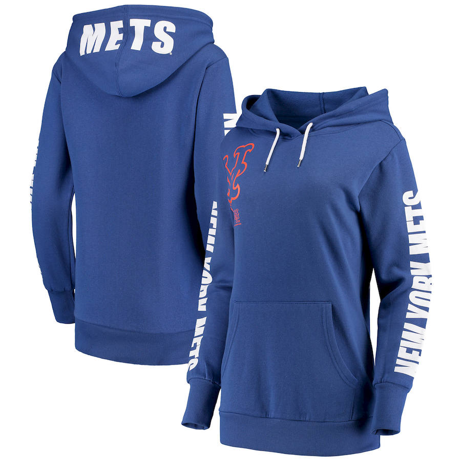 New York Mets G-III 4Her By Carl Banks Women's 12th Inning Pullover Hoodie Royal cheap jerseys for sale - CheapJerseys.Shop