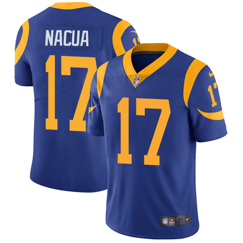 Rams #17 Puka Nacua Royal Blue Alternate Youth Stitched Vapor Untouchable Limited Jersey cheap jerseys for sale - CheapJerseys.Shop