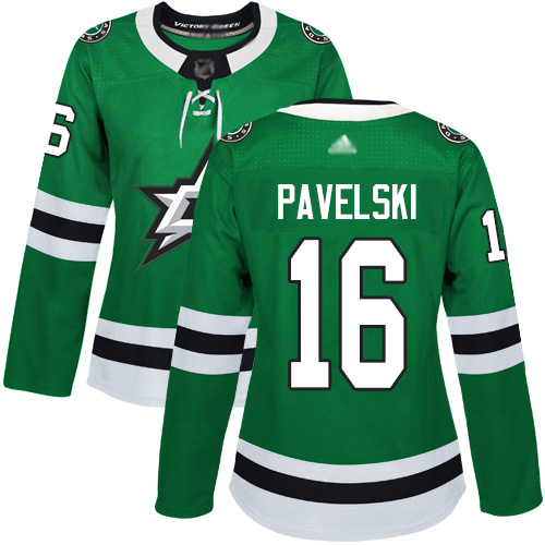 Dallas Stars #16 Joe Pavelski Green Home Authentic Women's Stitched Jersey Womens cheap jerseys for sale - CheapJerseys.Shop