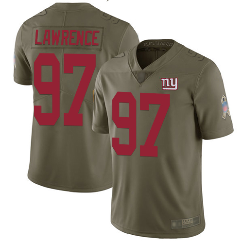 Giants #97 Dexter Lawrence Olive Youth Stitched Limited 2017 Salute To Service Jersey cheap jerseys for sale - CheapJerseys.Shop