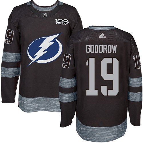 Tampa Bay Lightning #19 Barclay Goodrow Black 1917-2017 100th Anniversary Stitched Jersey Men's cheap jerseys for sale - CheapJerseys.Shop