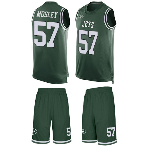Jets #57 C.J. Mosley Martin Green Team Color Men's Stitched Limited Tank Top Suit Jersey cheap jerseys for sale - CheapJerseys.Shop