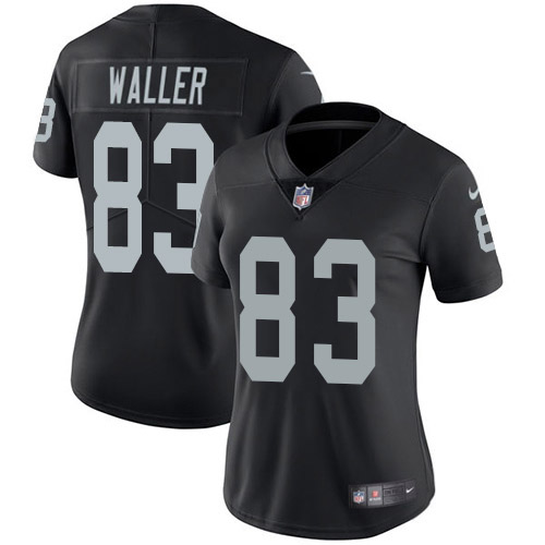 Raiders #83 Darren Waller Black Women's Stitched Vapor Untouchable Limited Jersey cheap jerseys for sale - CheapJerseys.Shop