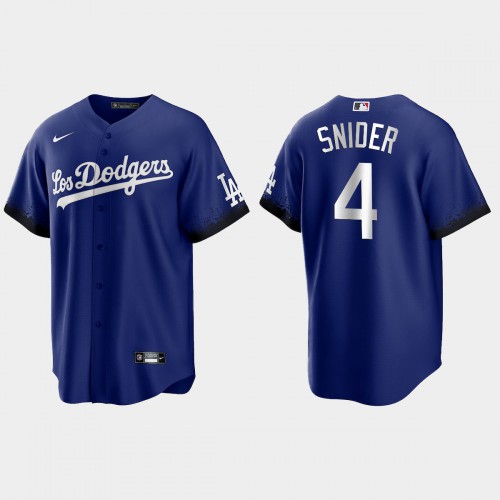 Los Angeles Los Angeles Dodgers #4 Duke Snider Men's 2021 City Connect Game Jersey Royal Men's cheap jerseys for sale - CheapJerseys.Shop