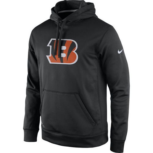 Men's Cincinnati Bengals Black Practice Performance Pullover Hoodie cheap jerseys for sale - CheapJerseys.Shop