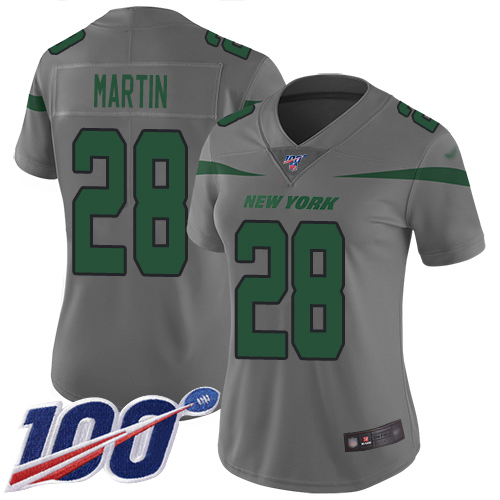 Jets #28 Curtis Martin Gray Women's Stitched Limited Inverted Legend 100th Season Jersey cheap jerseys for sale - CheapJerseys.Shop