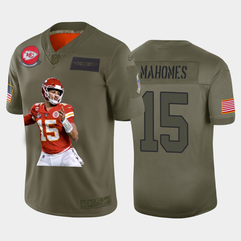 Kansas City Chiefs #15 Patrick Mahomes Team Hero 3 Vapor Limited Jersey Camo cheap jerseys for sale - CheapJerseys.Shop