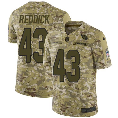 Arizona Cardinals #43 Haason Reddick Camo Youth Stitched Limited 2018 Salute to Service Jersey Youth cheap jerseys for sale - CheapJerseys.Shop