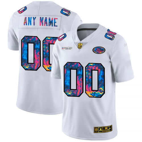 San Francisco 49ers Custom Men's White Multi-Color 2020 Crucial Catch Limited Jersey cheap jerseys for sale - CheapJerseys.Shop