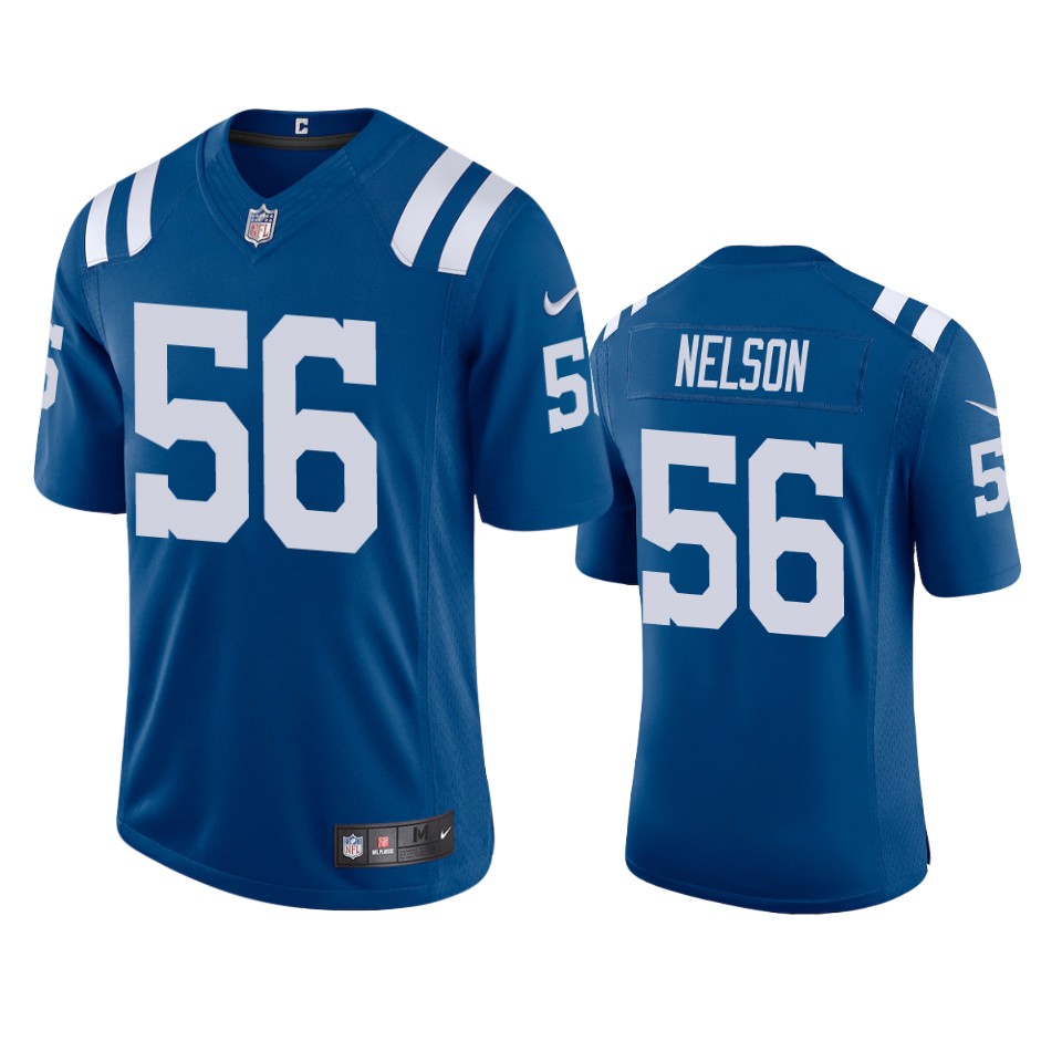 Indianapolis Colts #56 Quenton Nelson Men's Royal 2020 Vapor Limited Jersey cheap jerseys for sale - CheapJerseys.Shop