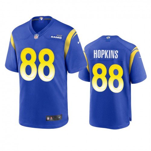 Los Angeles Los Angeles Rams #88 Brycen Hopkins Men's Game Jersey - Royal Men's cheap jerseys for sale - CheapJerseys.Shop
