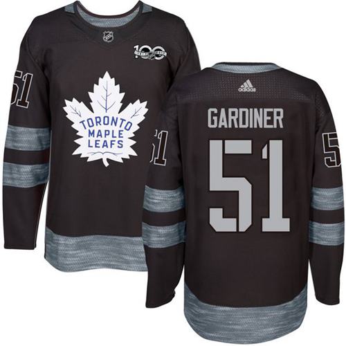 Maple Toronto Maple Leafs #51 Jake Gardiner Black 1917-2017 100th Anniversary Stitched Jersey Men's cheap jerseys for sale - CheapJerseys.Shop