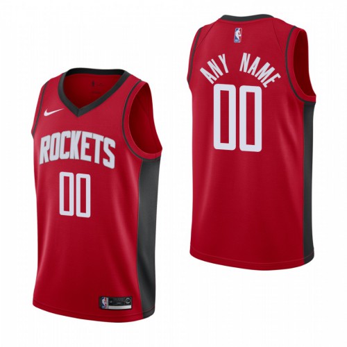 Houston Rockets Custom Men's 2019-20 Icon Edition Red Stitched Jersey cheap jerseys for sale - CheapJerseys.Shop