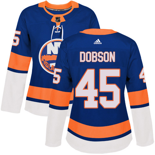 New York Islanders #45 Noah Dobson Royal Blue Home Authentic Women's Stitched Jersey Womens cheap jerseys for sale - CheapJerseys.Shop