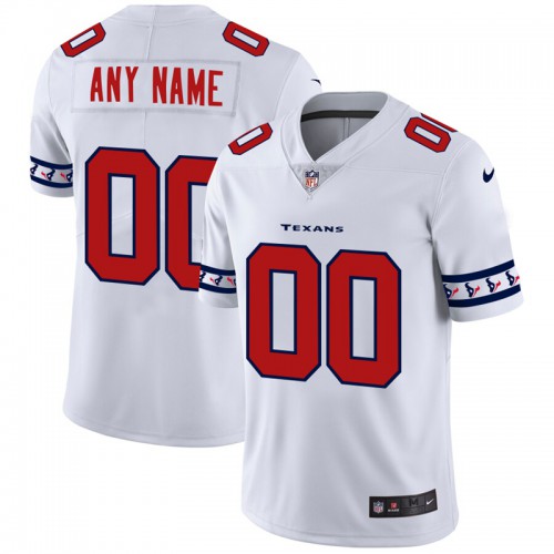 Houston Texans Custom White Team Logo Vapor Limited Jersey cheap jerseys for sale - CheapJerseys.Shop