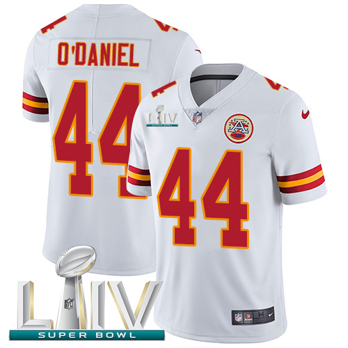 Kansas City Chiefs #44 Dorian O'Daniel White Super Bowl LIV 2020 Youth Stitched Vapor Untouchable Limited Jersey Youth cheap jerseys for sale - CheapJerseys.Shop