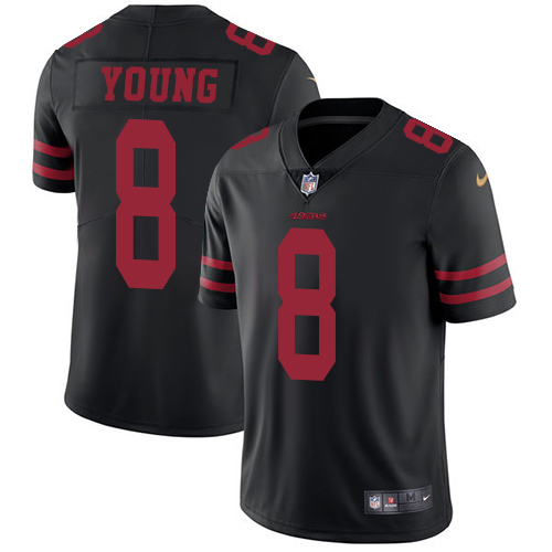 49ers #8 Steve Young Black Alternate Youth Stitched Vapor Untouchable Limited Jersey cheap jerseys for sale - CheapJerseys.Shop