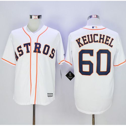 Houston Astros #60 Dallas Keuchel New White Cool Base Stitched Jersey Men's cheap jerseys for sale - CheapJerseys.Shop