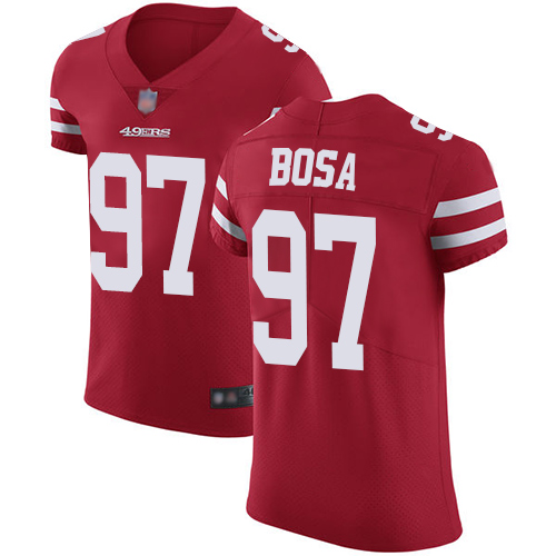 49ers #97 Nick Bosa Red Team Color Men's Stitched Vapor Untouchable Elite Jersey cheap jerseys for sale - CheapJerseys.Shop