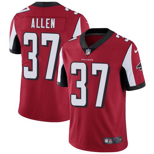 Atlanta Falcons #37 Ricardo Allen Red Team Color Youth Stitched Vapor Untouchable Limited Jersey Youth cheap jerseys for sale - CheapJerseys.Shop