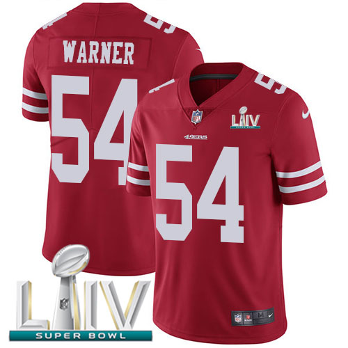 49ers #54 Fred Warner Red Super Bowl LIV 2020 Team Color Men's Stitched Vapor Untouchable Limited Jersey cheap jerseys for sale - CheapJerseys.Shop
