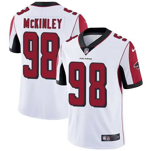 Atlanta Falcons #98 Takkarist McKinley White Men's Stitched Vapor Untouchable Limited Jersey Men's cheap jerseys for sale - CheapJerseys.Shop