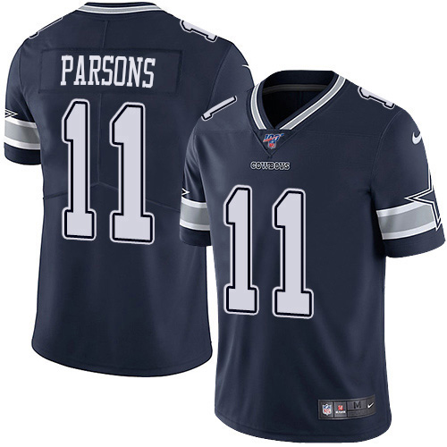 Cowboys #11 Micah Parsons Navy Blue Team Color Men's Stitched Vapor Untouchable Limited Jersey cheap jerseys for sale - CheapJerseys.Shop