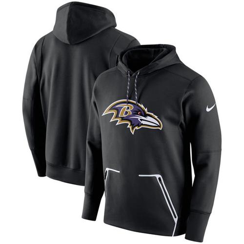 Men's Baltimore Ravens Black Champ Drive Vapor Speed Pullover Hoodie cheap jerseys for sale - CheapJerseys.Shop