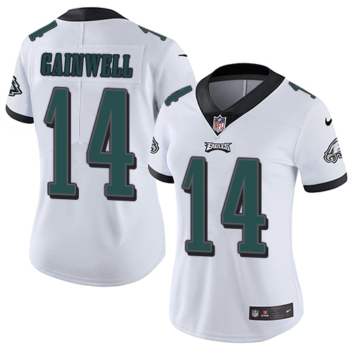 Eagles #14 Kenneth Gainwell White Women's Stitched Vapor Untouchable Limited Jersey cheap jerseys for sale - CheapJerseys.Shop