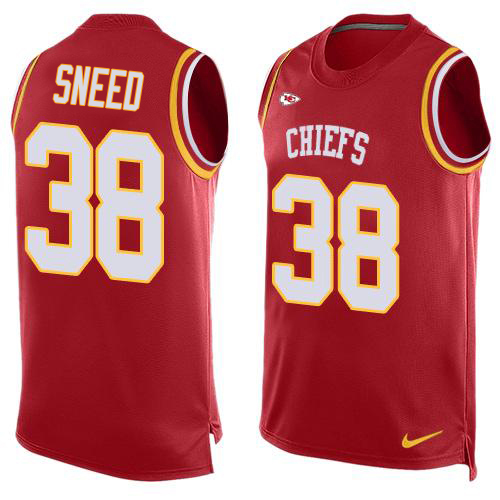 Chiefs #38 L'Jarius Sneed Red Team Color Men's Stitched Limited Tank Top Jersey cheap jerseys for sale - CheapJerseys.Shop