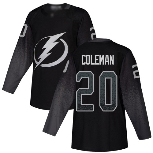 Tampa Bay Lightning #20 Blake Coleman Black Alternate Authentic Stitched Jersey Men's cheap jerseys for sale - CheapJerseys.Shop
