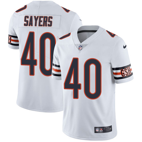 Chicago Bears #40 Gale Sayers White Men's Stitched Vapor Untouchable Limited Jersey Men's cheap jerseys for sale - CheapJerseys.Shop