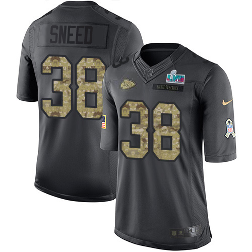 Chiefs #38 L'Jarius Sneed Black Super Bowl LVII Patch Men's Stitched Limited 2016 Salute To Service Jersey cheap jerseys for sale - CheapJerseys.Shop