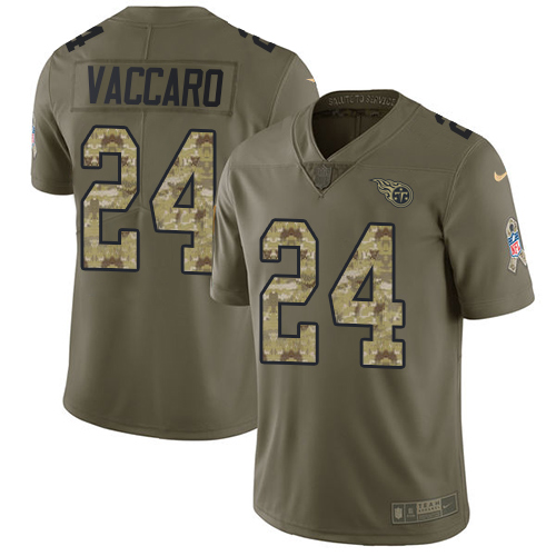 Tennessee Titans #24 Kenny Vaccaro Olive/Camo Men's Stitched Limited 2017 Salute To Service Jersey Men's cheap jerseys for sale - CheapJerseys.Shop