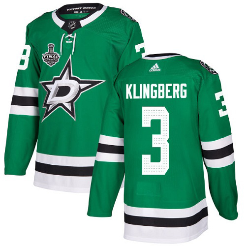 Dallas Stars #3 John Klingberg Green Home Authentic 2020 Stanley Cup Final Stitched Jersey Men's cheap jerseys for sale - CheapJerseys.Shop