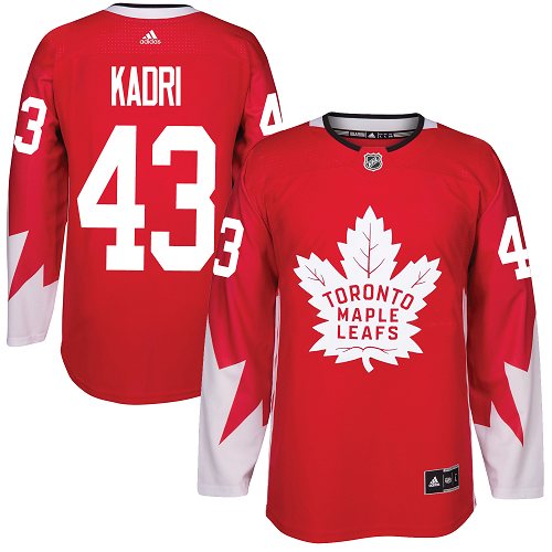 Maple Toronto Maple Leafs #43 Nazem Kadri Red Team Canada Authentic Stitched Youth Jersey Youth cheap jerseys for sale - CheapJerseys.Shop