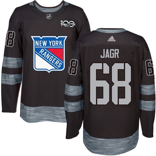 New York Rangers #68 Jaromir Jagr Black 1917-2017 100th Anniversary Stitched Jersey Men's cheap jerseys for sale - CheapJerseys.Shop