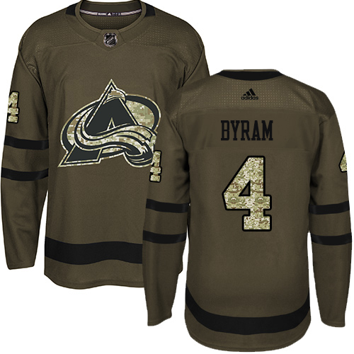 Colorado Avalanche #4 Bowen Byram Green Youth Salute to Service Stitched Jersey Youth cheap jerseys for sale - CheapJerseys.Shop